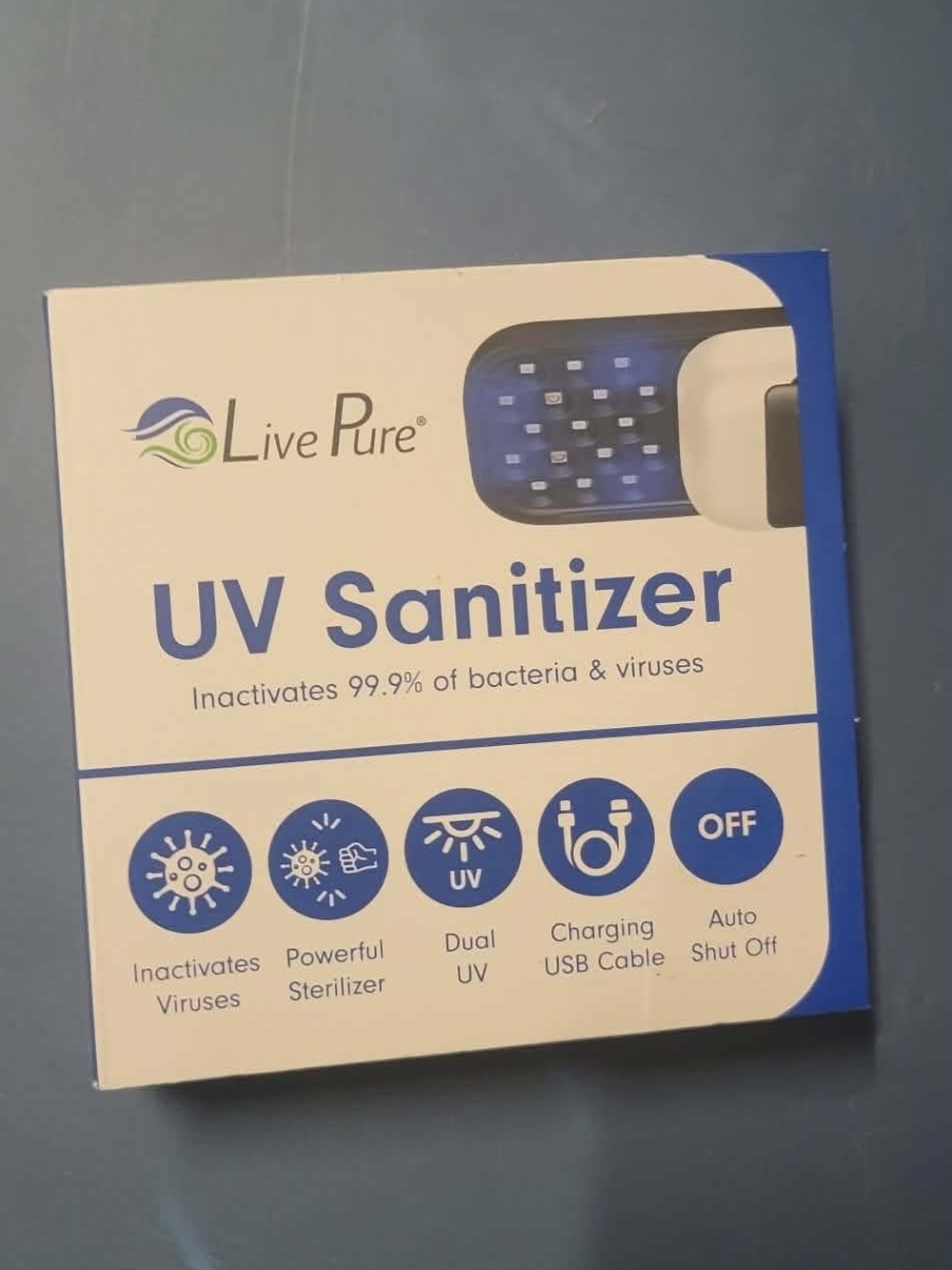 UV Sanitizer - White and Blue